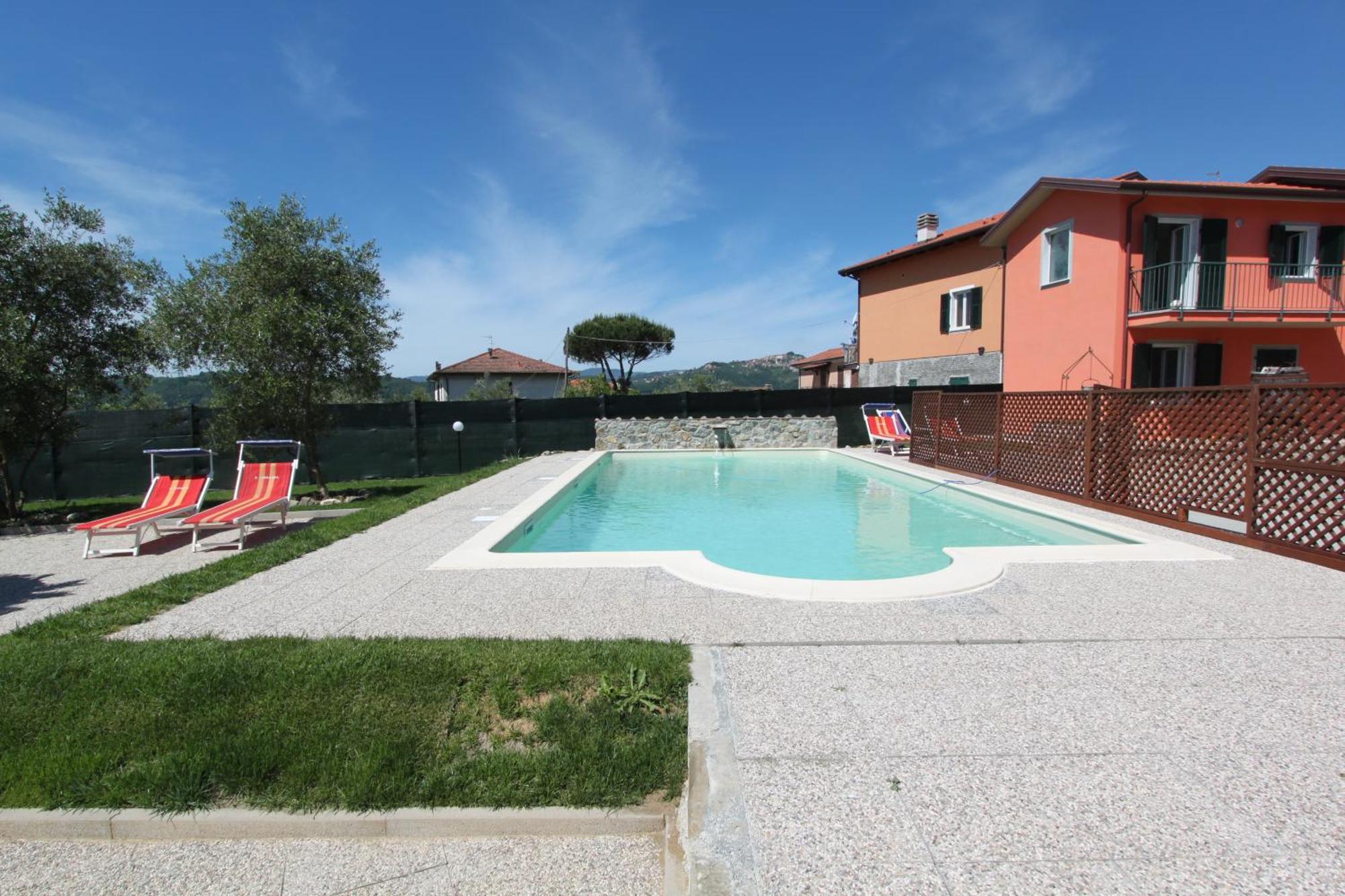 La Fonda Casa Vacanze-Appartamenti Con Piscina Santo Stefano di Magra Buitenkant foto